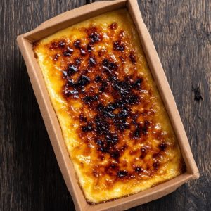 Tiramisú crème brûlée